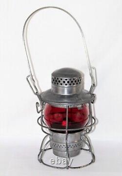 1940s Adlake Kero Railroad Lantern, GM&O. RR, Railroad lantern (red globe)