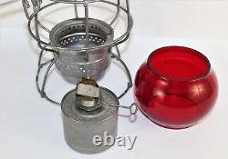 1940s Adlake Kero Railroad Lantern, GM&O. RR, Railroad lantern (red globe)