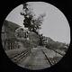 2 Magic Lantern Slides An Explosion And Its Results C1910 Photo Railway India