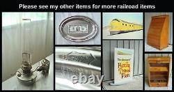 ALADDIN Union Pacific Railroad Aluminum CABOOSE LANTERN withWall Bracket & Chimney