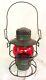 Antique Pennsylvania Railroad Lantern Armspear W Red Globe