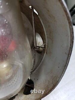 ATQ Dietz Trackwalker Kerosene Railroad Lantern w Rear Red A