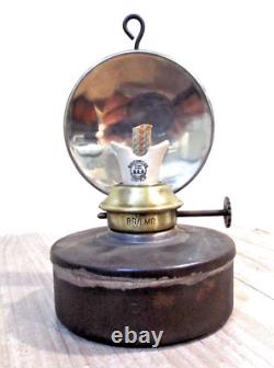 A RARE, fogmans handlamp, BR 4 aspect railway Slatted glass, complete