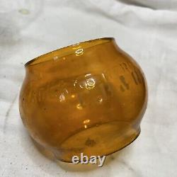 Adams Westlake 250 Antique Yellow Adlake Kero C B & Q Globe Railroad Lantern Vtg