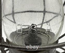 Adams Westlake Adlake Reliable Railroad Lantern MEG Glass Globe Embossed USA