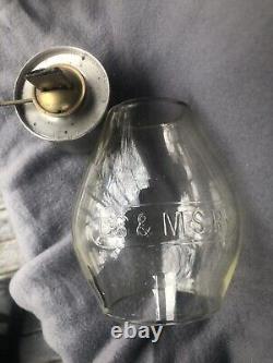 Adams & Westlake RR Lantern For Lake Shore & Michigan Southern With Cast Globe