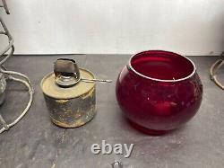 Adams & Westlake Southern Pacific SP Co Adlake Red Globe Railroad Lantern