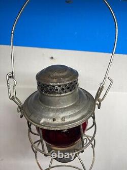 Adams & Westlake Southern Pacific SP Co Adlake Red Globe Railroad Lantern