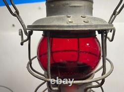 Adams & Westlake Southern Pacific SP Co Adlake Red Globe Railroad Lantern