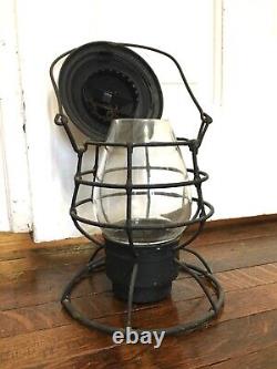 Adlake Adams Westlake Chicago Northwestern Railroad Lantern withOriginal Globe