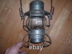 Adlake Kero CM. ST. P&P Railroad Lantern Clear Globe Patented USA Canada 1-60