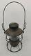 Adlake Nycs Metal Railroad Lantern With Glass Usa, Vintage, Black