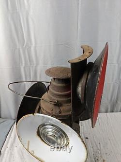 Ant. Arlington Dressel Railroad Railway Train Switch 4-Way Lantern Lamp w Burner