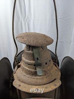 Ant. Arlington Dressel Railroad Railway Train Switch 4-Way Lantern Lamp w Burner