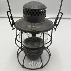 Antique ADLAKE KERO Railroad Lantern 3-56 with Globe L&N Louisville & Nashville