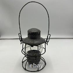 Antique ADLAKE KERO Railroad Lantern 3-56 with Globe L&N Louisville & Nashville