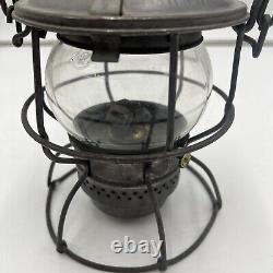 Antique ADLAKE KERO Railroad Lantern 3-56 with Globe L&N Louisville & Nashville