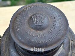 Antique Adams & Westlake Adlake Reliable PRR Railroad Lantern Red Globe Railroad