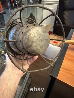 Antique Armspear Manufacturing Co 1925 New York Railroad Lantern Stamped