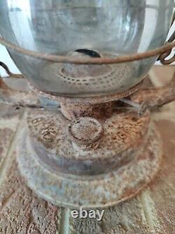 Antique Blue Grass Kerosene Railroad Inspectors Lantern