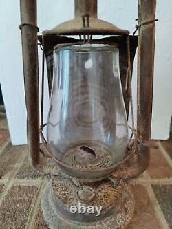 Antique Blue Grass Kerosene Railroad Inspectors Lantern