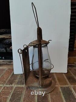 Antique Blue Grass Kerosene Railroad Inspectors Lantern