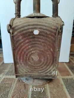 Antique Blue Grass Kerosene Railroad Inspectors Lantern