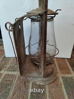 Antique Blue Grass Kerosene Railroad Inspectors Lantern