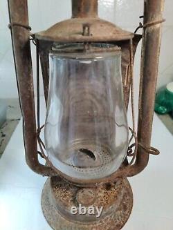 Antique Blue Grass Kerosene Railroad Inspectors Lantern