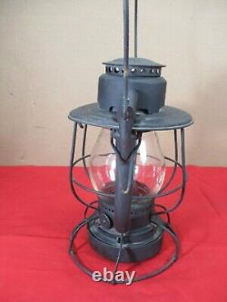 Antique Dietz Vesta USA NY Kero Railroad Lantern C. C. C. & St. L. Railyard