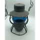 Antique Dressel Arlington B & Orr Lantern Blue Globe Railroad Lantern