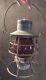 Antique Dressel Manufacturing Corp. D&h Red Glass Chimney Railroad Lantern