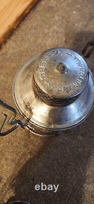 Antique Dressel Pennsylvania Railroad Lantern Clear Globe And Red Globe