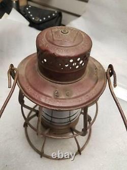 Antique Keystone PRR Railroad Lantern