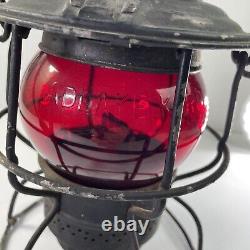 Antique Railroad Lantern? Adams & Westlake / Adlake Kero Red Globe