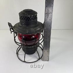 Antique Railroad Lantern? Adams & Westlake / Adlake Kero Red Globe