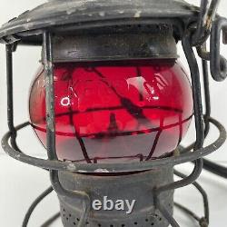 Antique Railroad Lantern? Adams & Westlake / Adlake Kero Red Globe