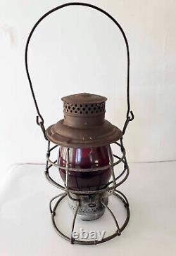 Antique Railroad Lantern Adlake Reliable