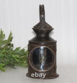 Antique Railroad Lantern, Old Signal Railway Lamps, Unique Home Décor 15873