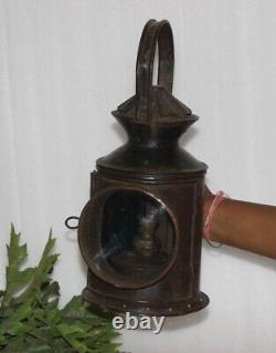 Antique Railroad Lantern, Old Signal Railway Lamps, Unique Home Décor 15873