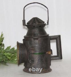 Antique Railroad Lantern, Old Signal Railway Lamps, Unique Home Décor 15874