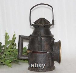 Antique Railroad Lantern, Old Signal Railway Lamps, Unique Home Décor 15874