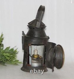 Antique Railroad Lantern, Old Signal Railway Lamps, Unique Home Décor 15874