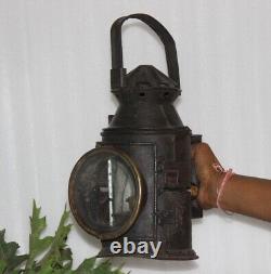 Antique Railroad Lantern, Old Signal Railway Lamps, Unique Home Décor 15874