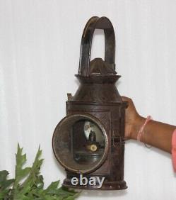 Antique Railroad Lantern, Old Signal Railway Lamps, Unique Home Décor 15875