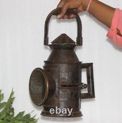 Antique Railroad Lantern, Old Signal Railway Lamps, Unique Home Décor 15875