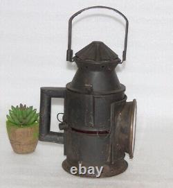 Antique Railroad Lantern, Old Signal Railway Lamps, Unique Home and Decor