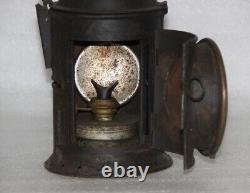 Antique Railroad Lantern, Old Signal Railway Lamps, Unique Home and Decor