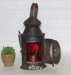 Antique Railroad Lantern, Old Signal Railway Lamps, Unique Home and Decor