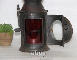 Antique Railroad Lantern, Old Signal Railway Lamps, Unique Home and Decor